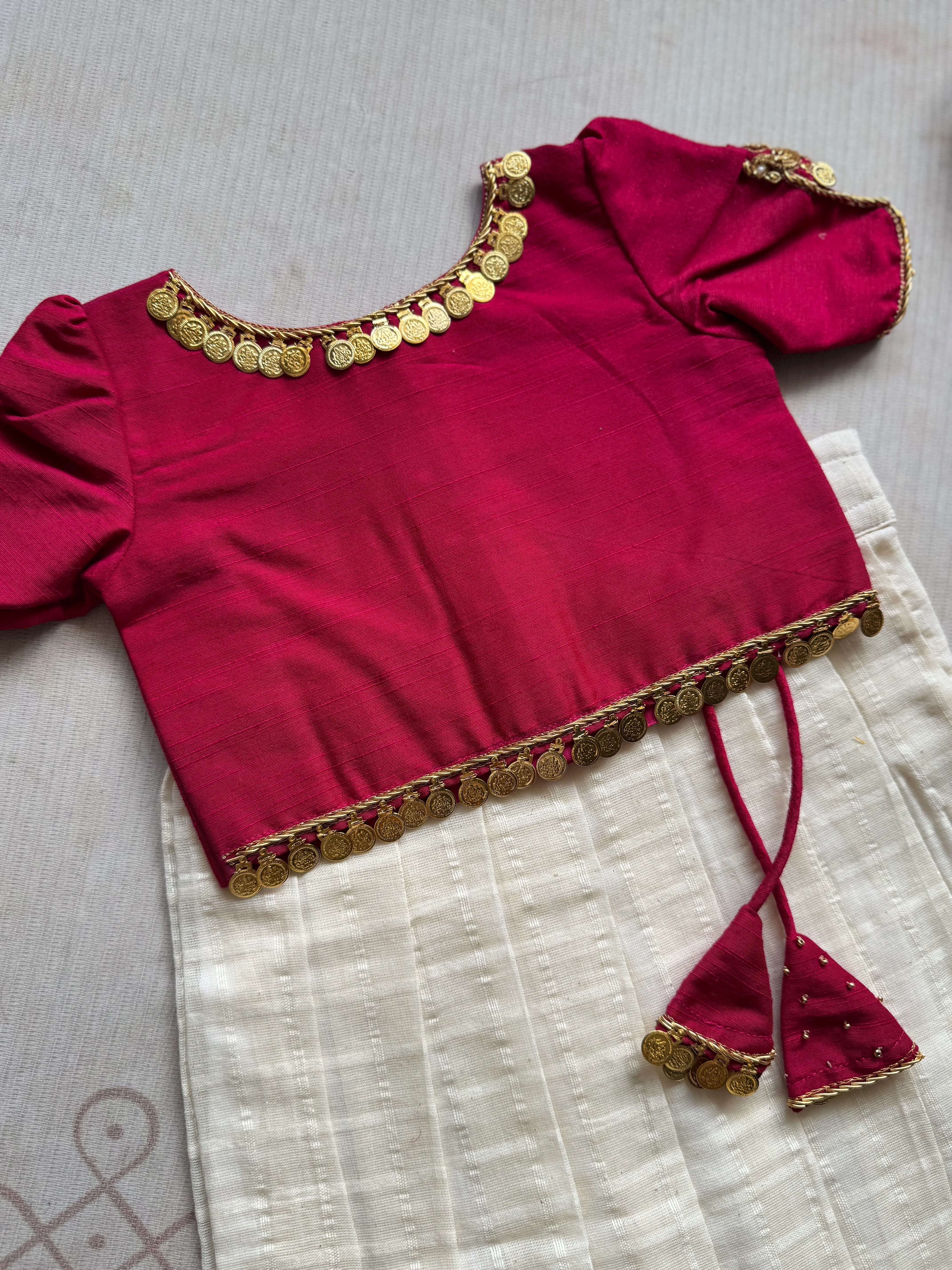 Aabarna Kids Crop Top & Skirt – Festive Ethnic Wear - Image 2
