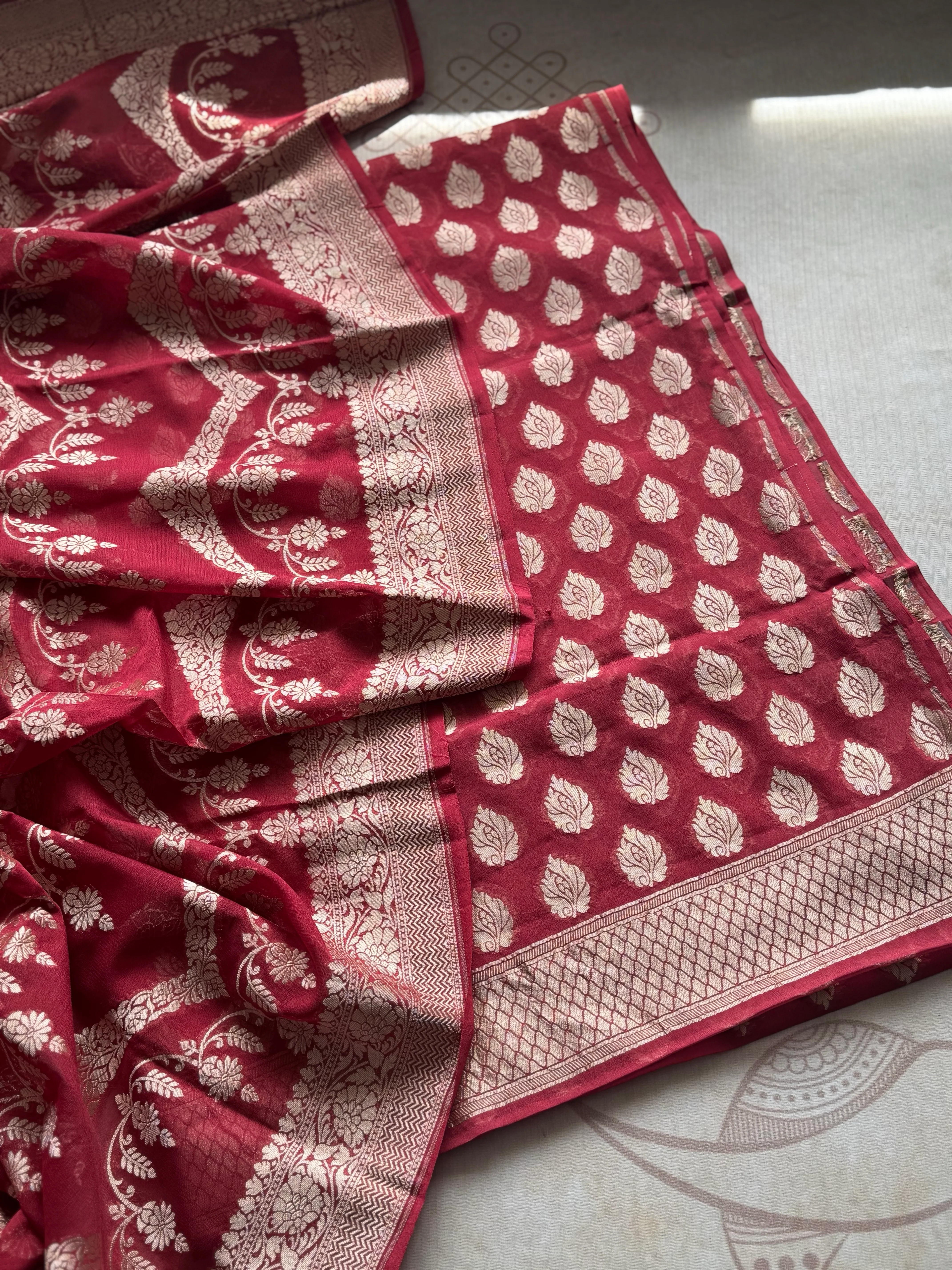 Akanksha - Unstitched Kurta Set With Dupatta Material - Image 4
