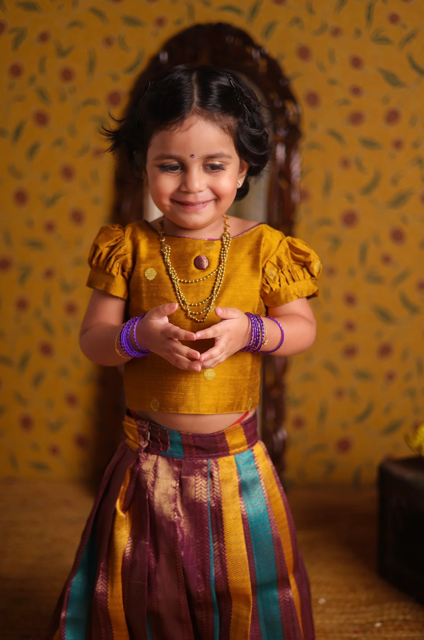 Banarasi Crop top and skirt - Festive Collection Express - Image 4