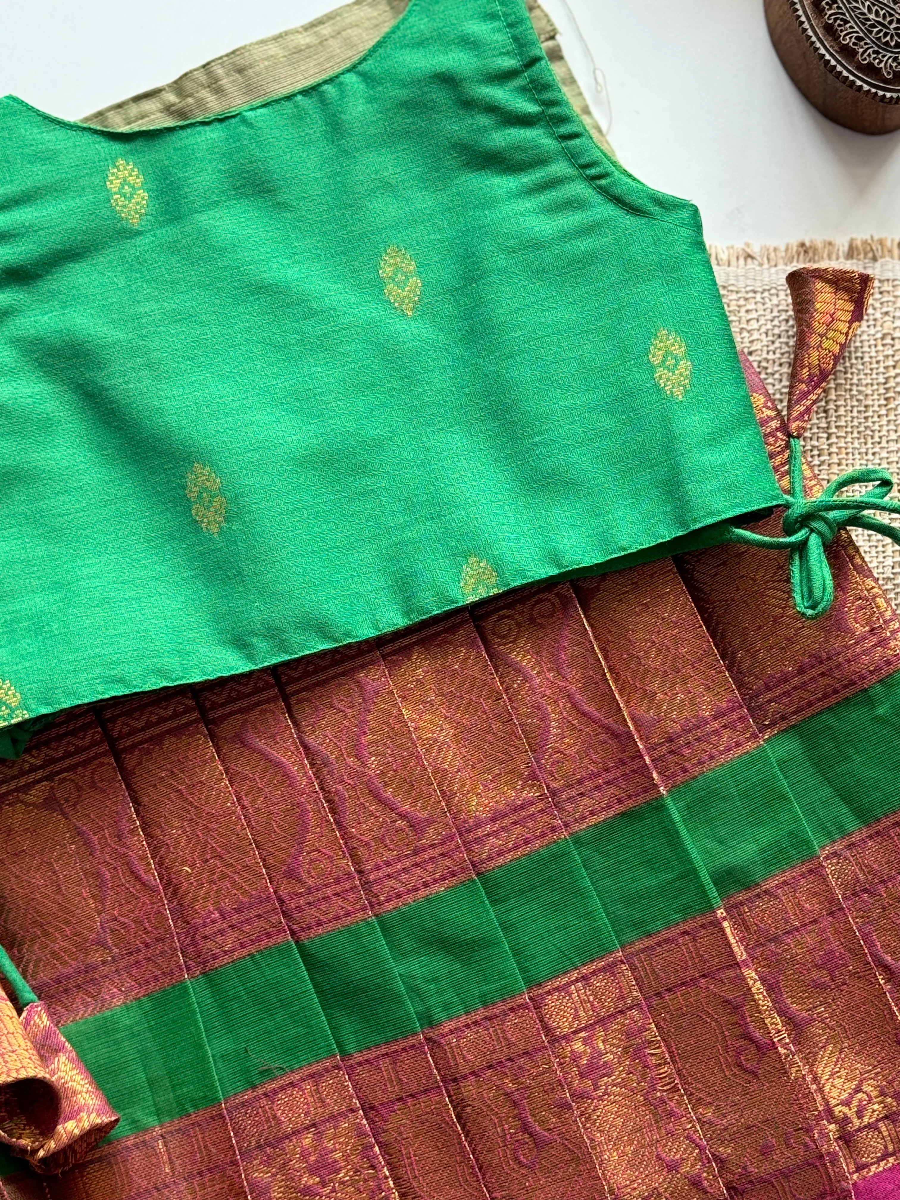 Angarkha Crop top and skirt - Festive Collection Express - Image 3