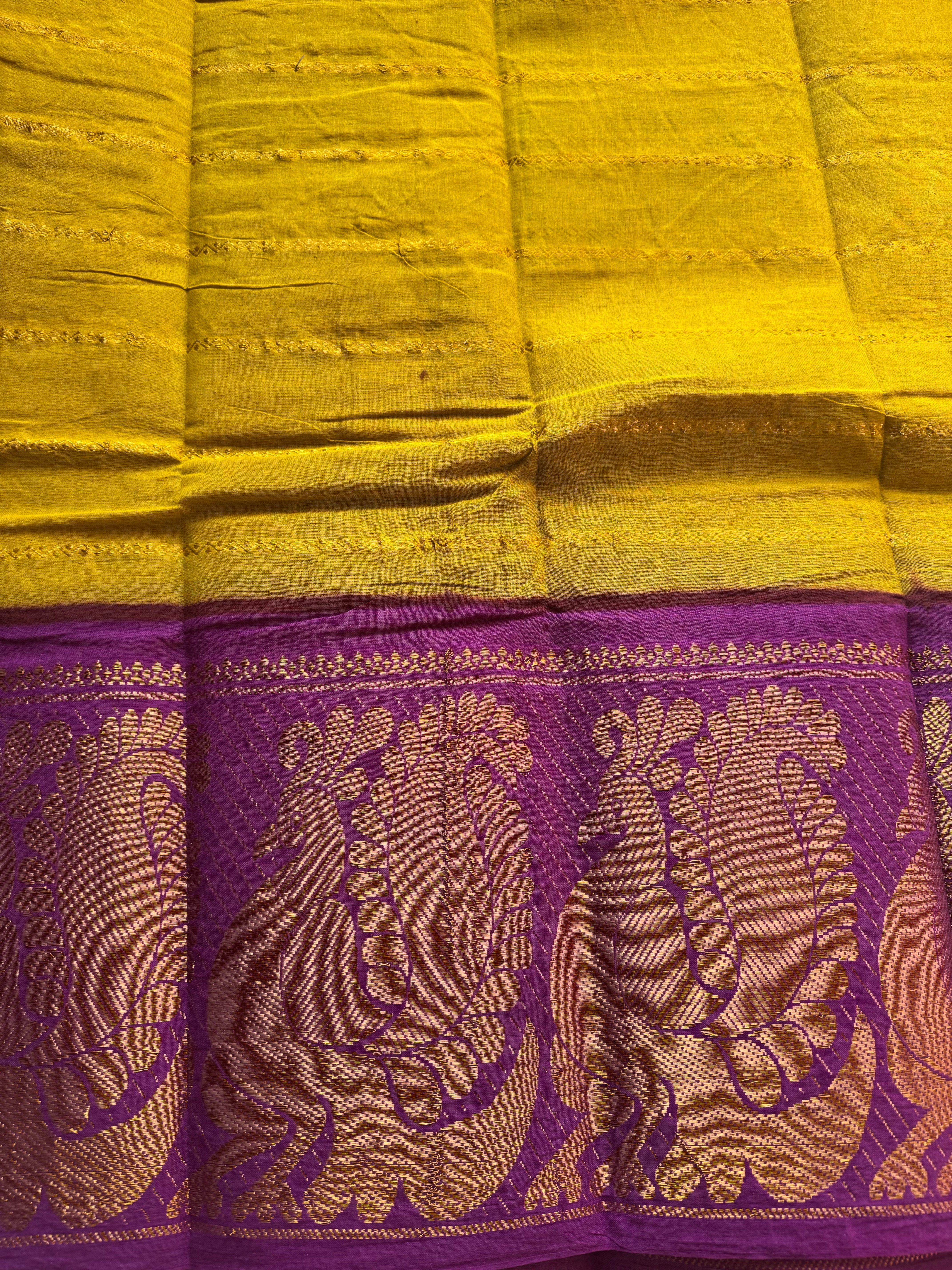 Devaki - Sungudi Cotton Saree – Handcrafted Madurai Sungudi Saree in Soft Cotton - Image 3