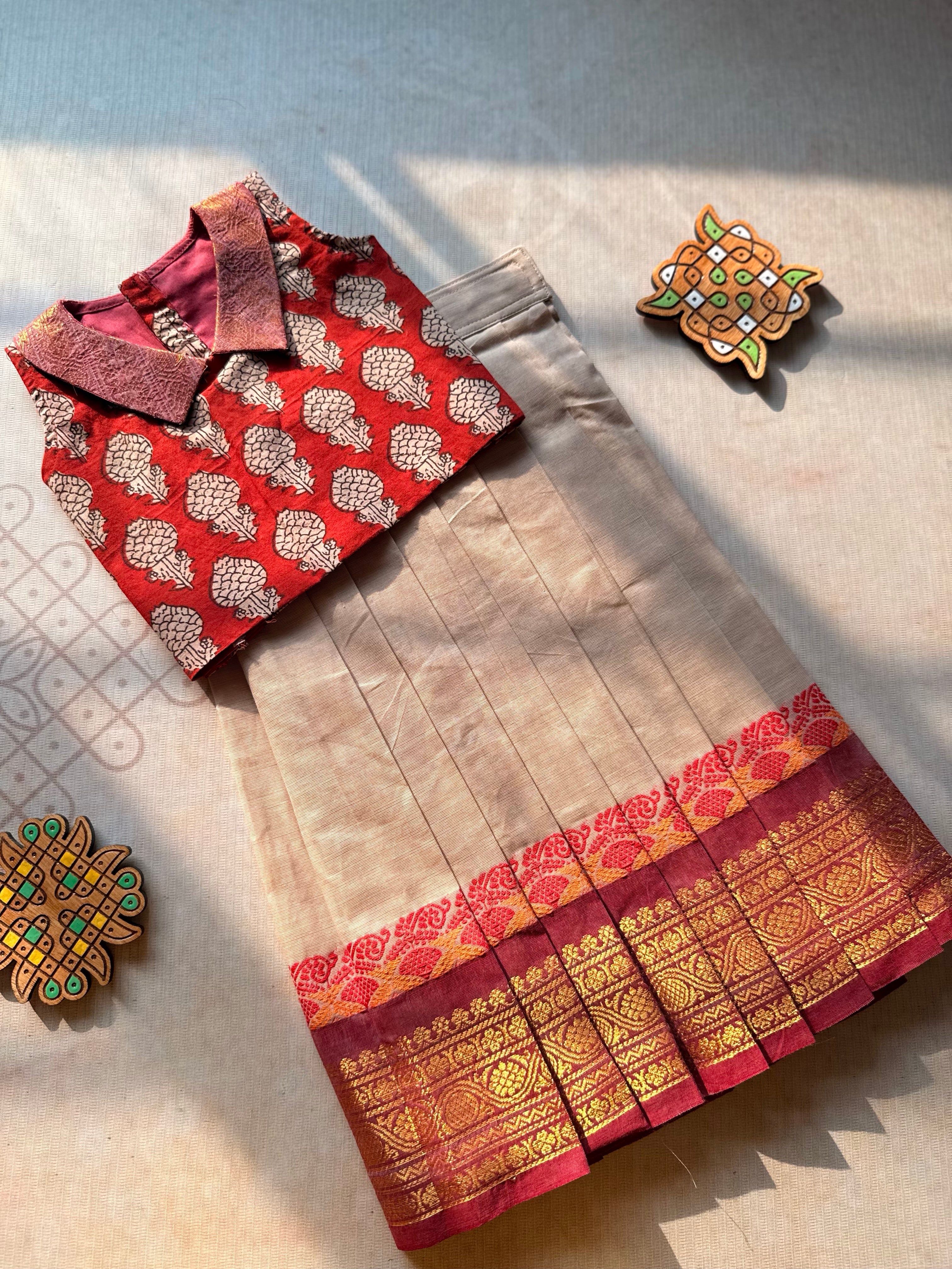 Dheerga- Crop top and skirt -Express