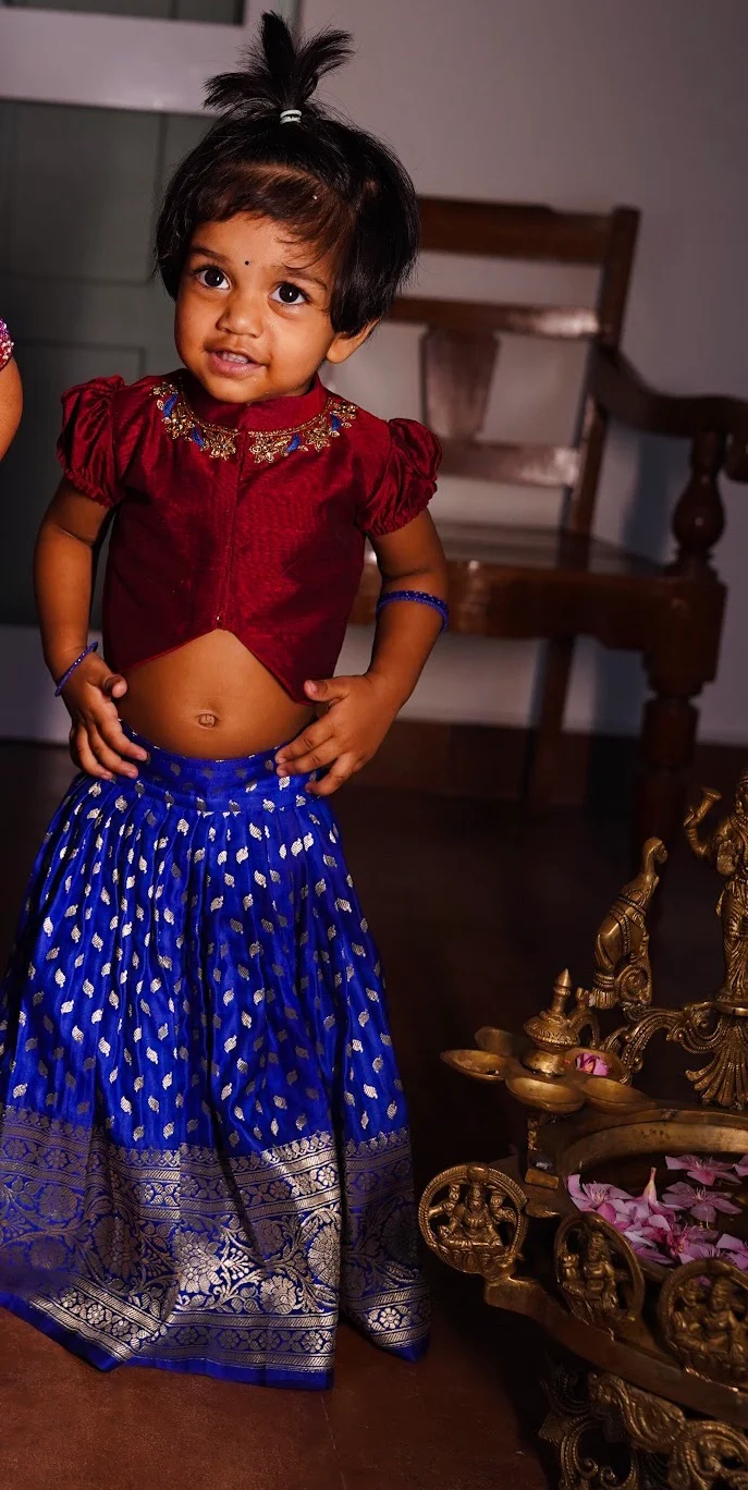 Esha - Crop Top and Skirt Festive Edit - Image 3