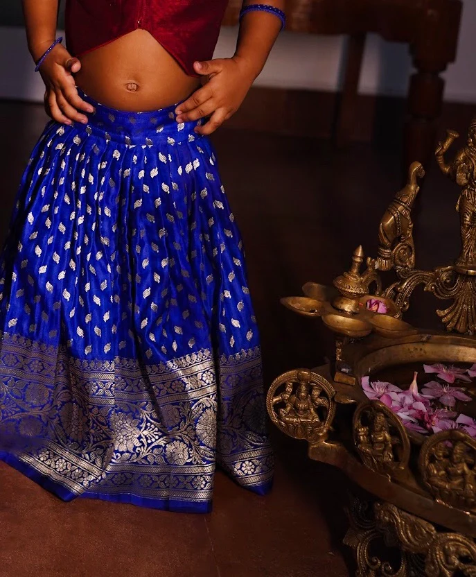 Esha - Crop Top and Skirt Festive Edit - Image 4