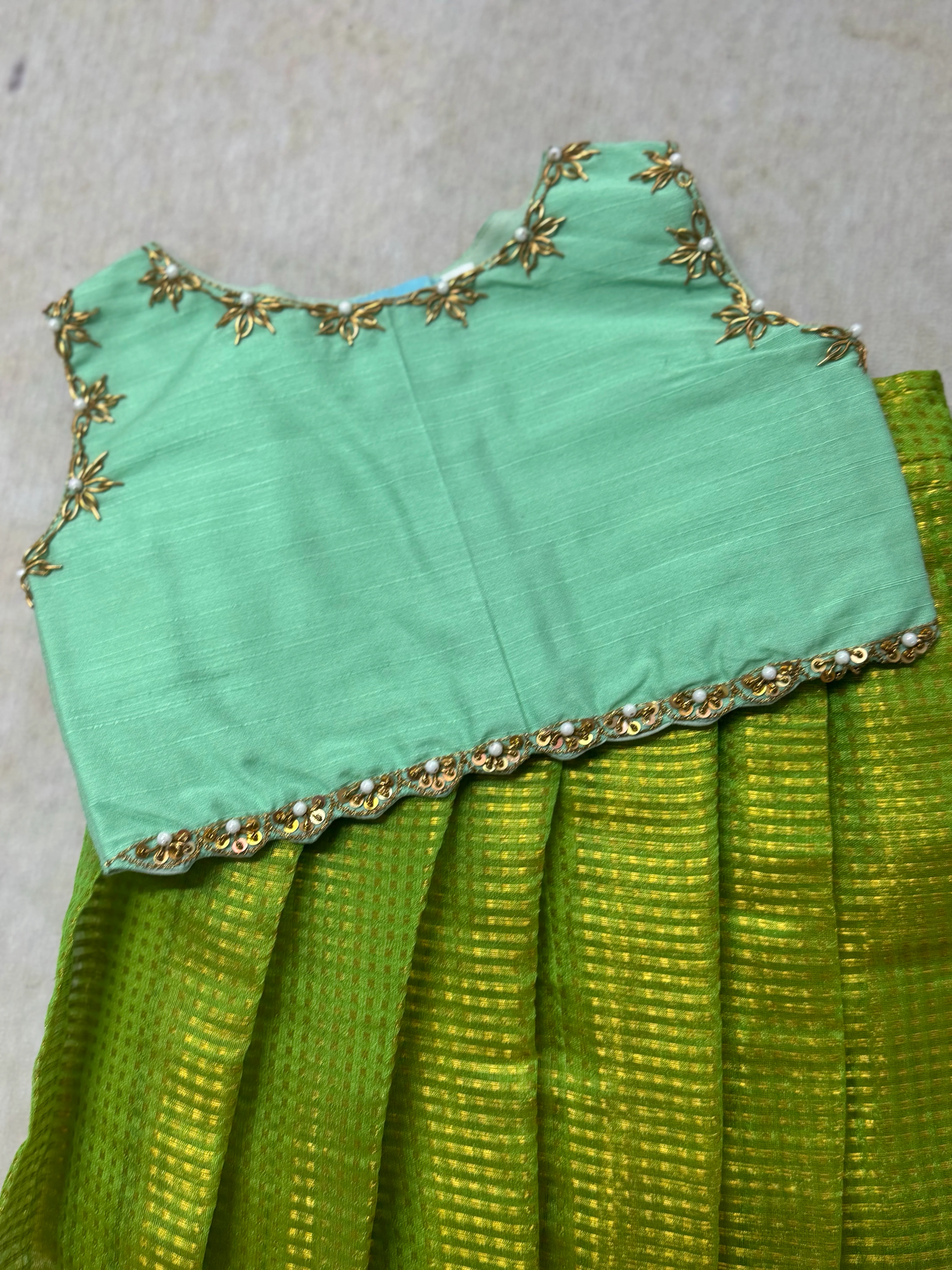 Glass Tissue Crop top and skirt - Festive Styles - Image 4