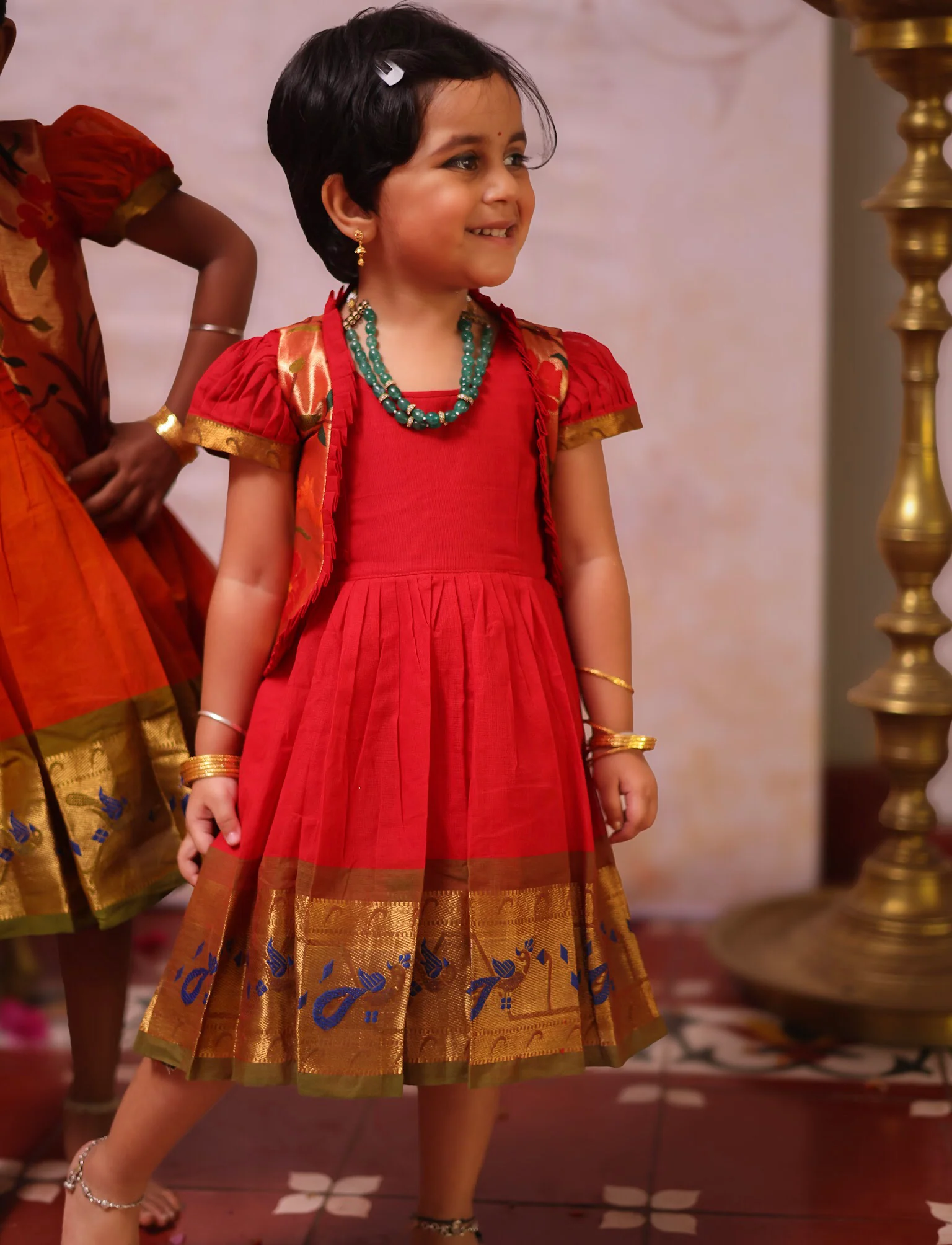 Kids Overcoat Frock - Festive Collection Express - Image 3