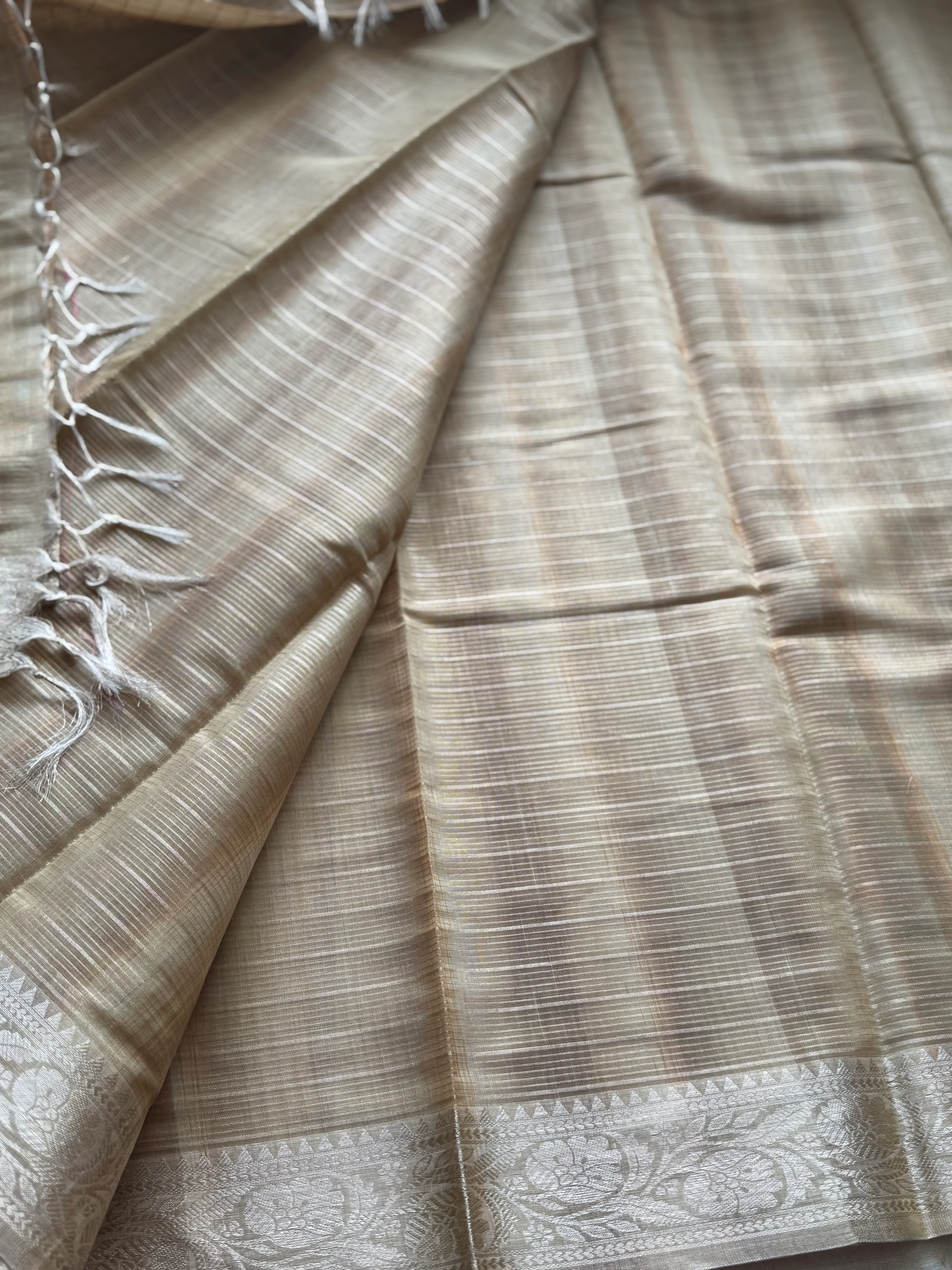 Ciranya Linen - Kora Saree - Image 3