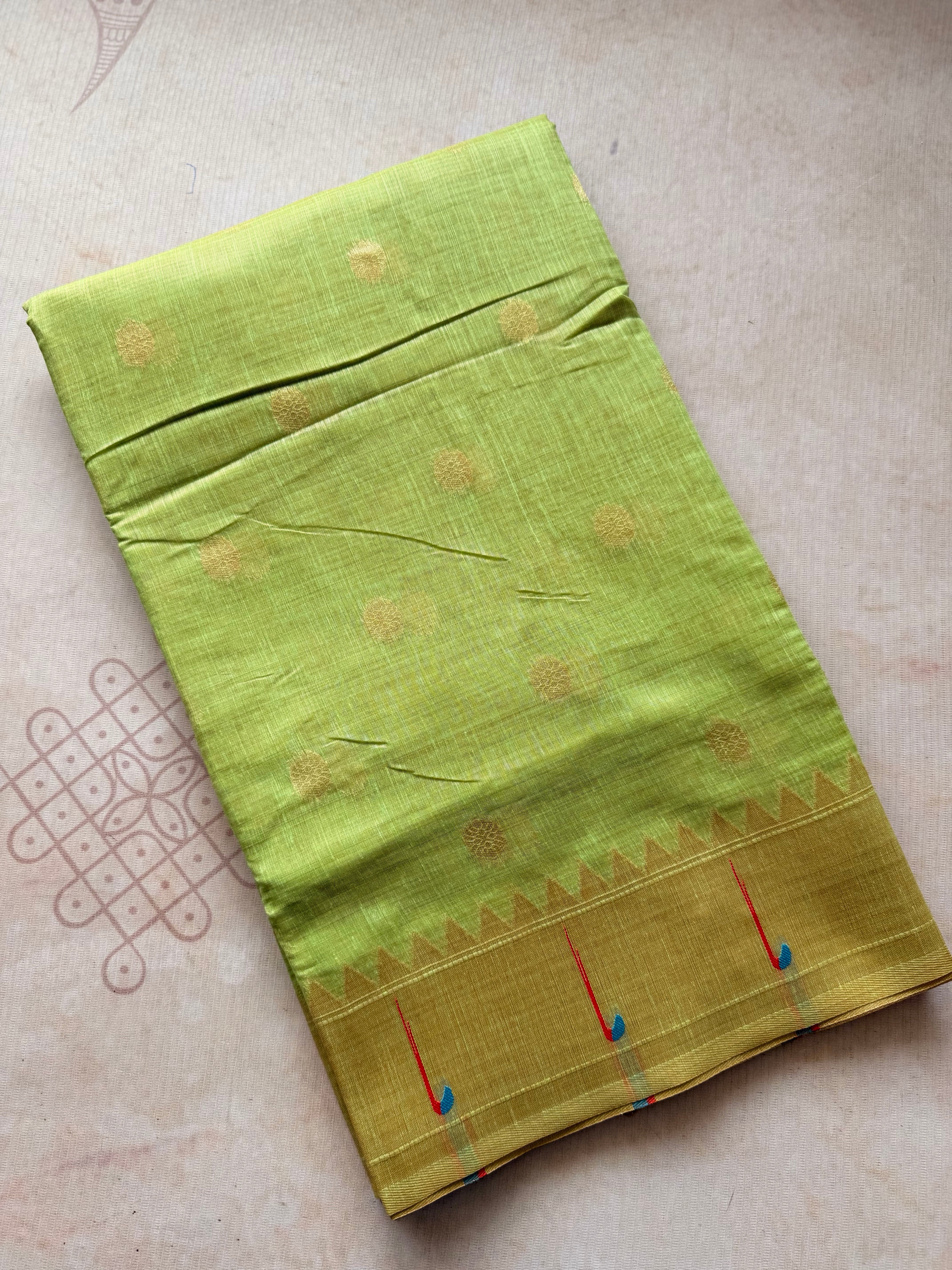 Linen Paithani