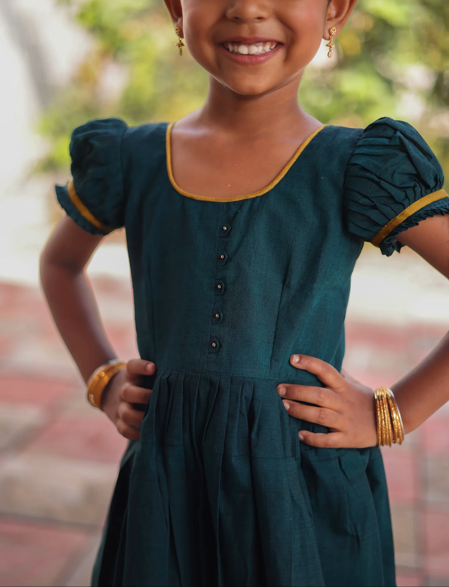 Mangalgiri Cotton Kids Frock Express - Image 4