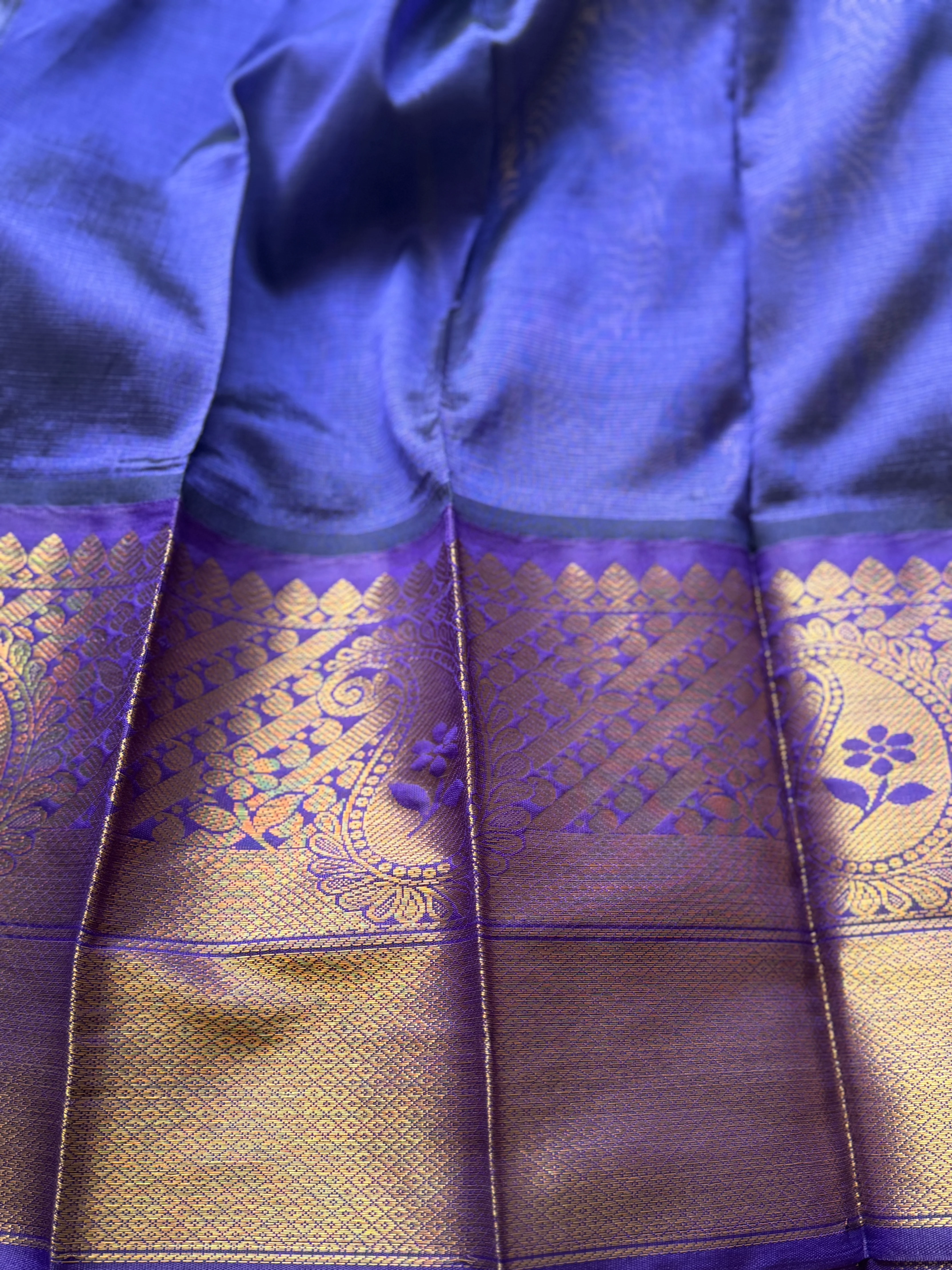 Mangalgiri Silk Cotton Saree - Image 5