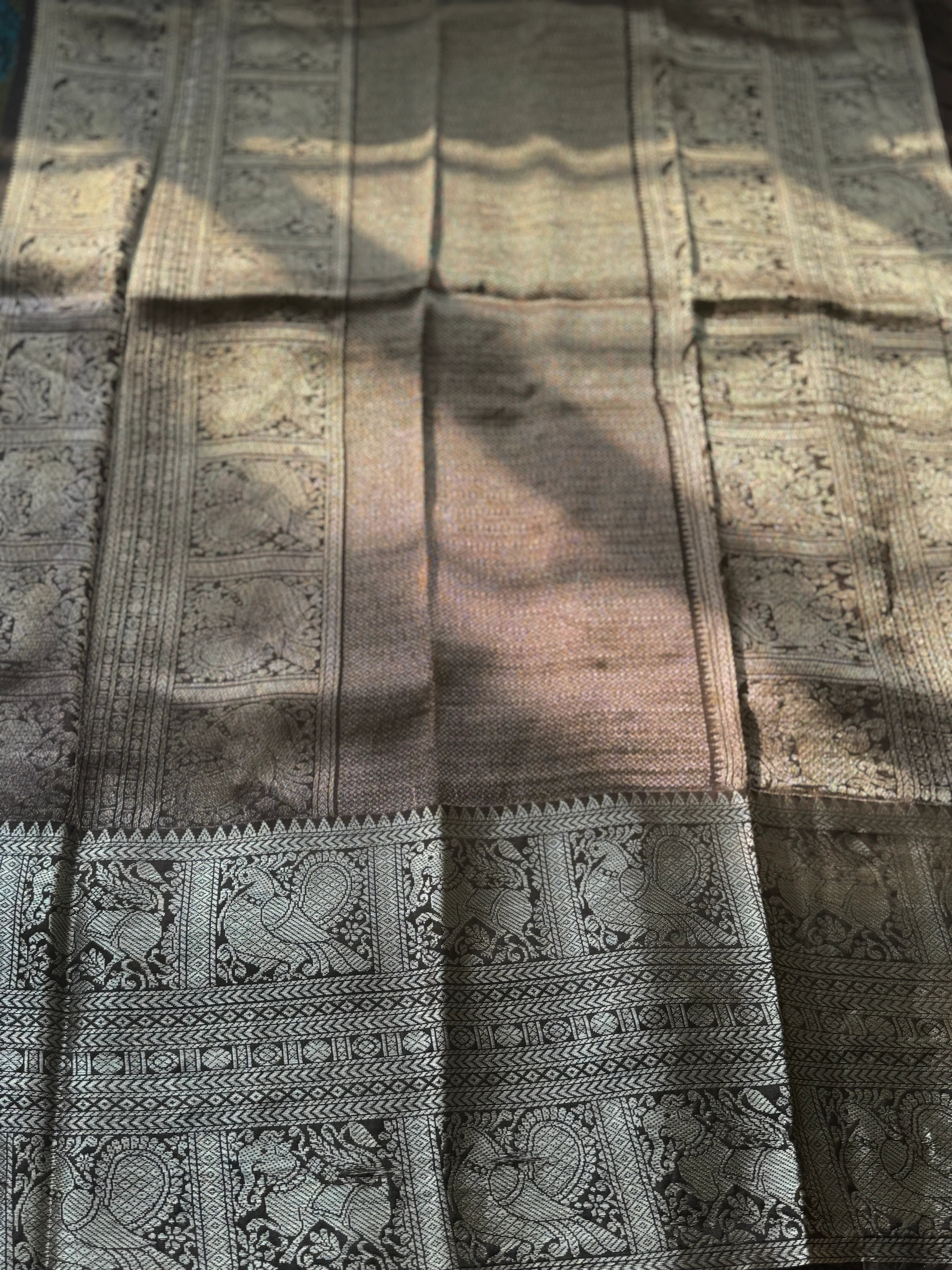 Mangalgiri Stitch Printed Saree - Image 4