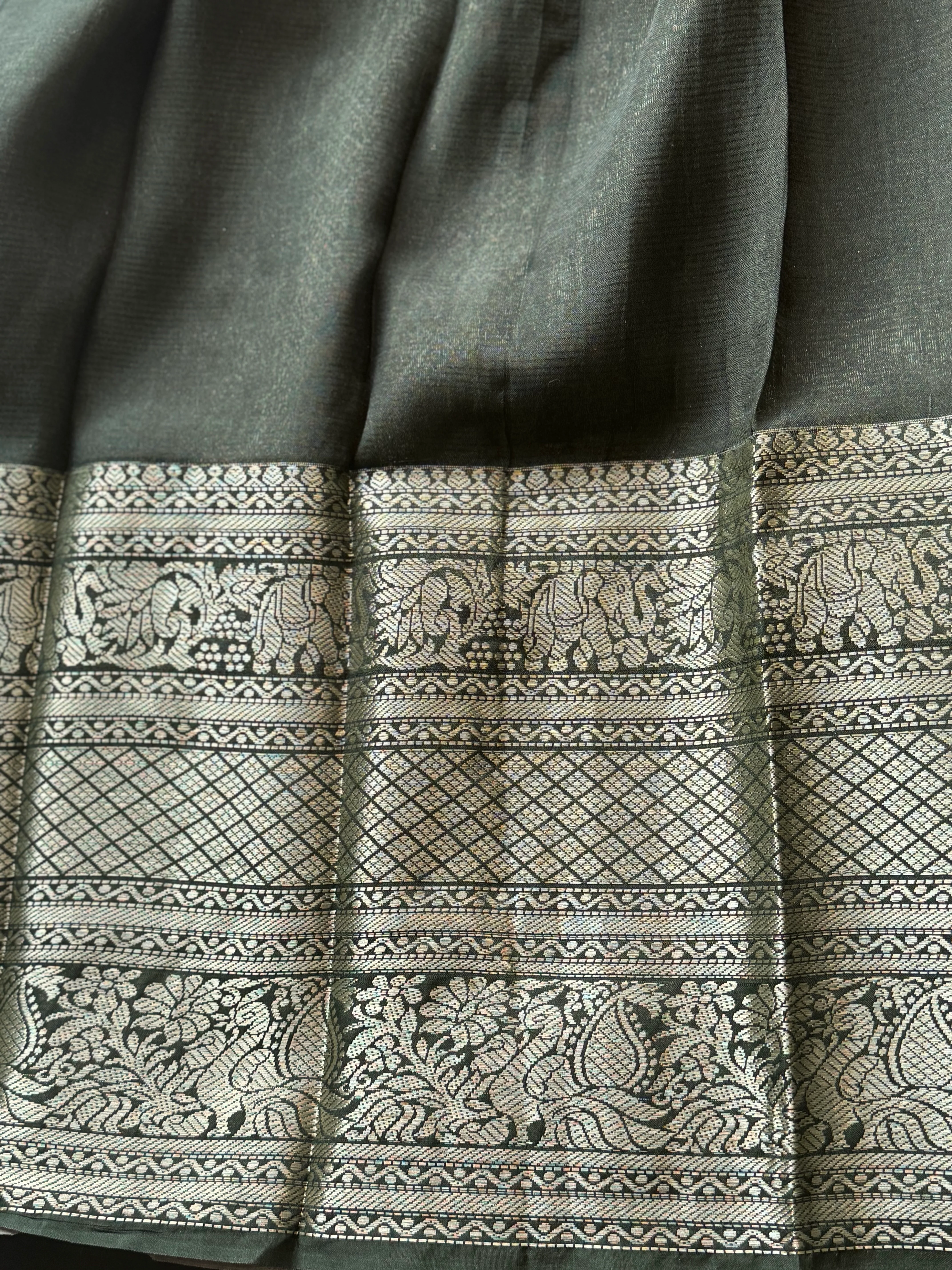 Mangalgiri Stitch Printed Saree - Image 5