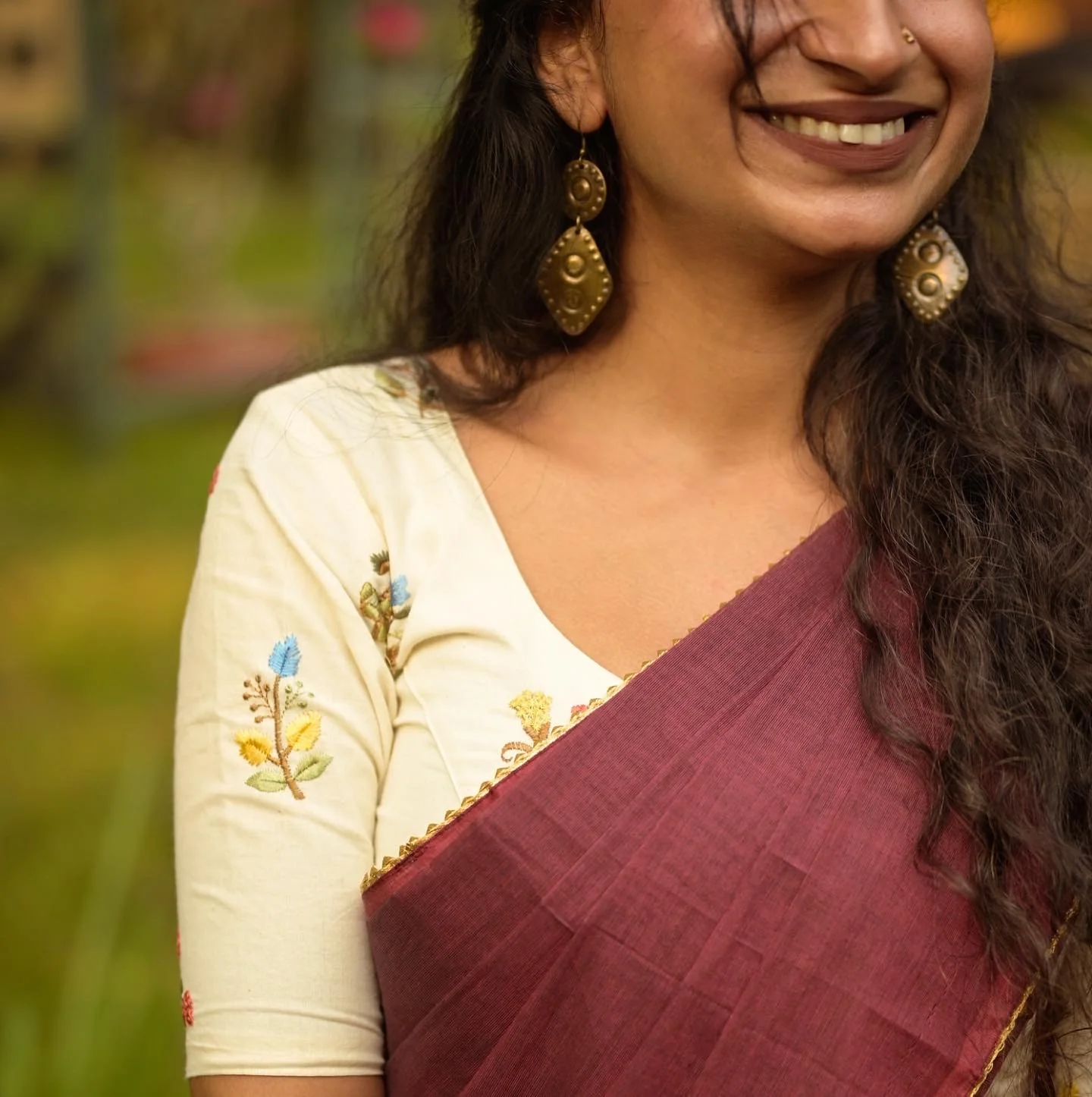 Multicolour Floral Blouse - Image 4