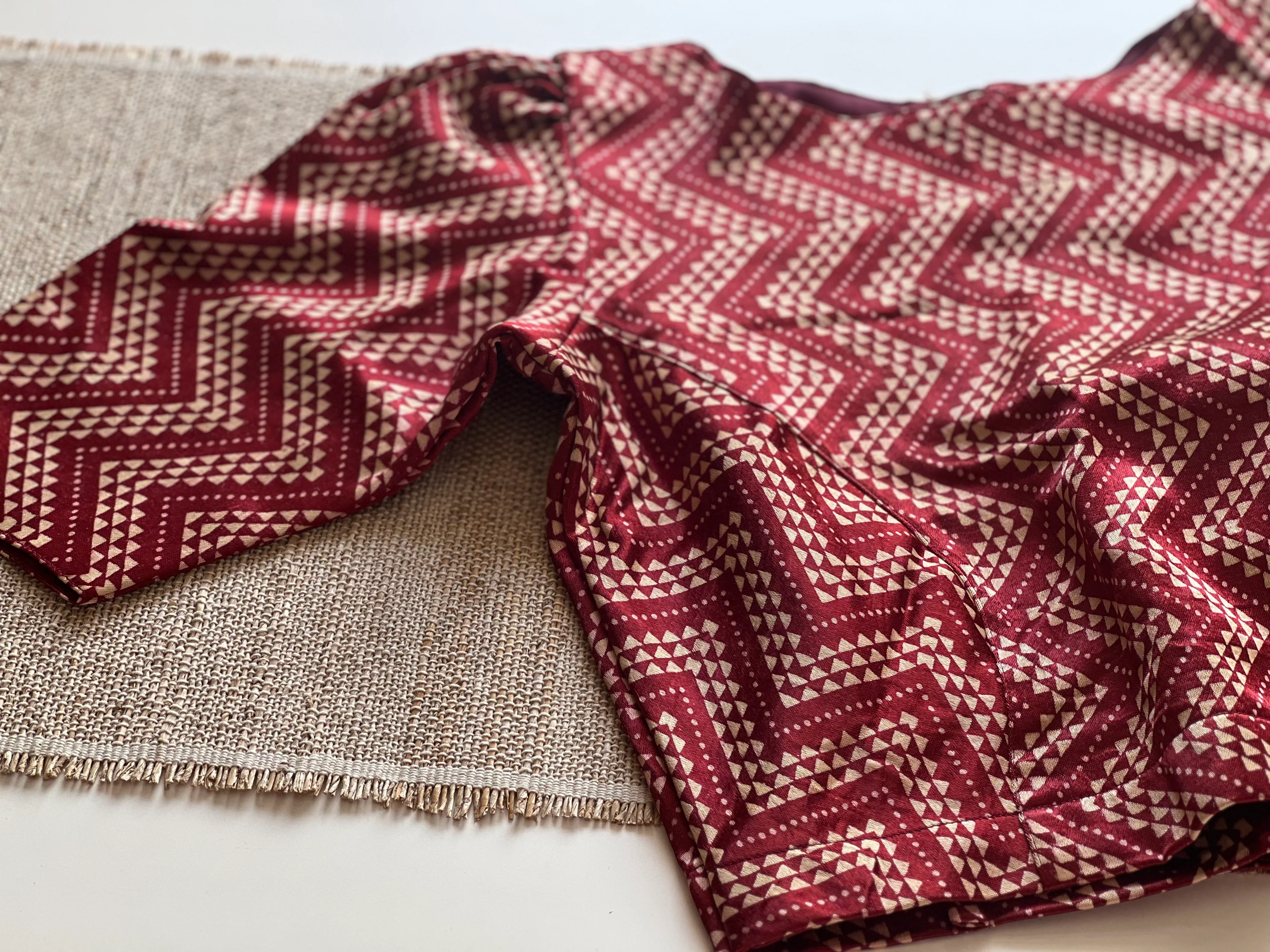 Mushroo silk blouse - Express - Image 3