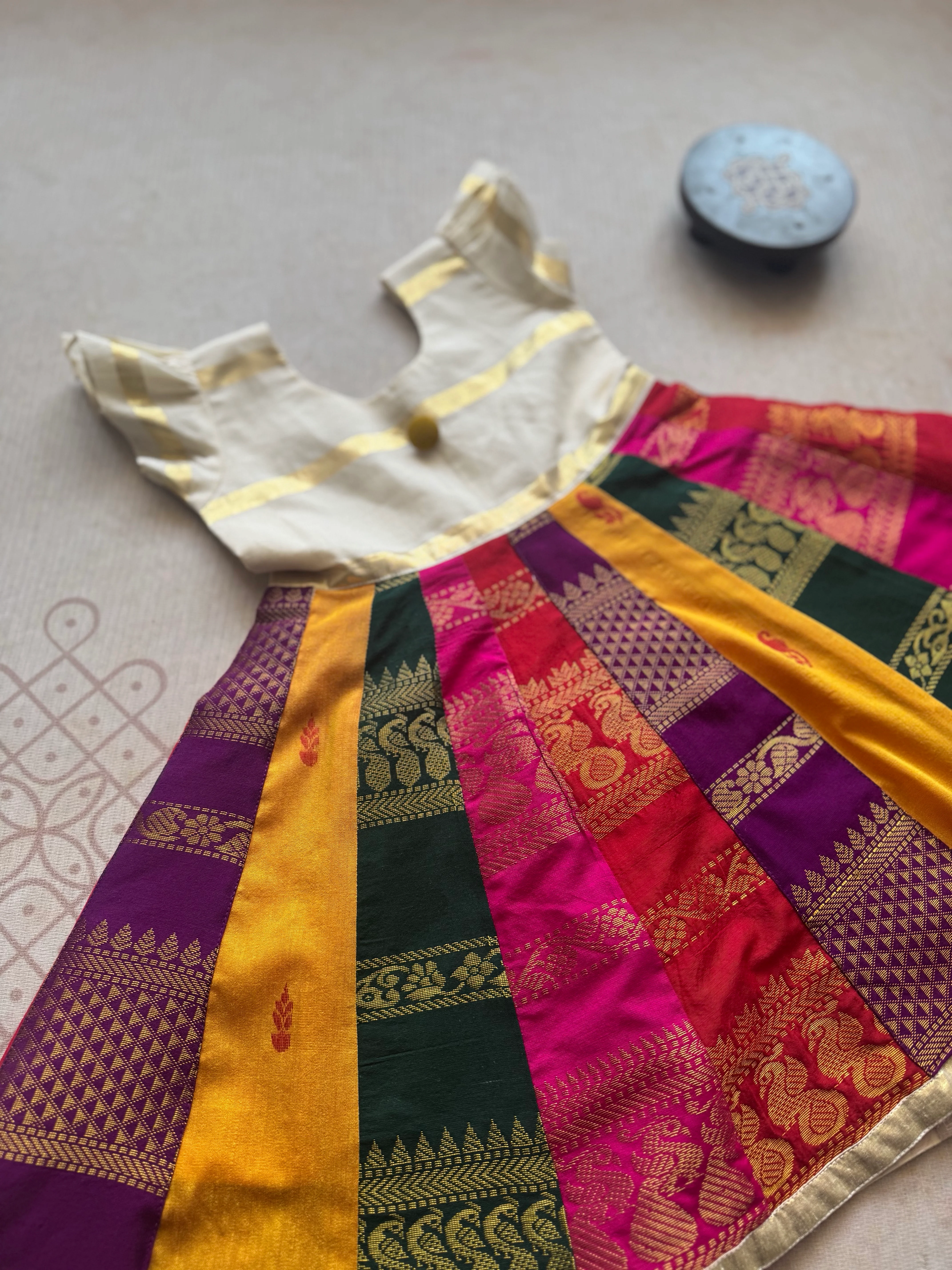 Nirvikalpa Kids Frock - Onam Edit - Image 2
