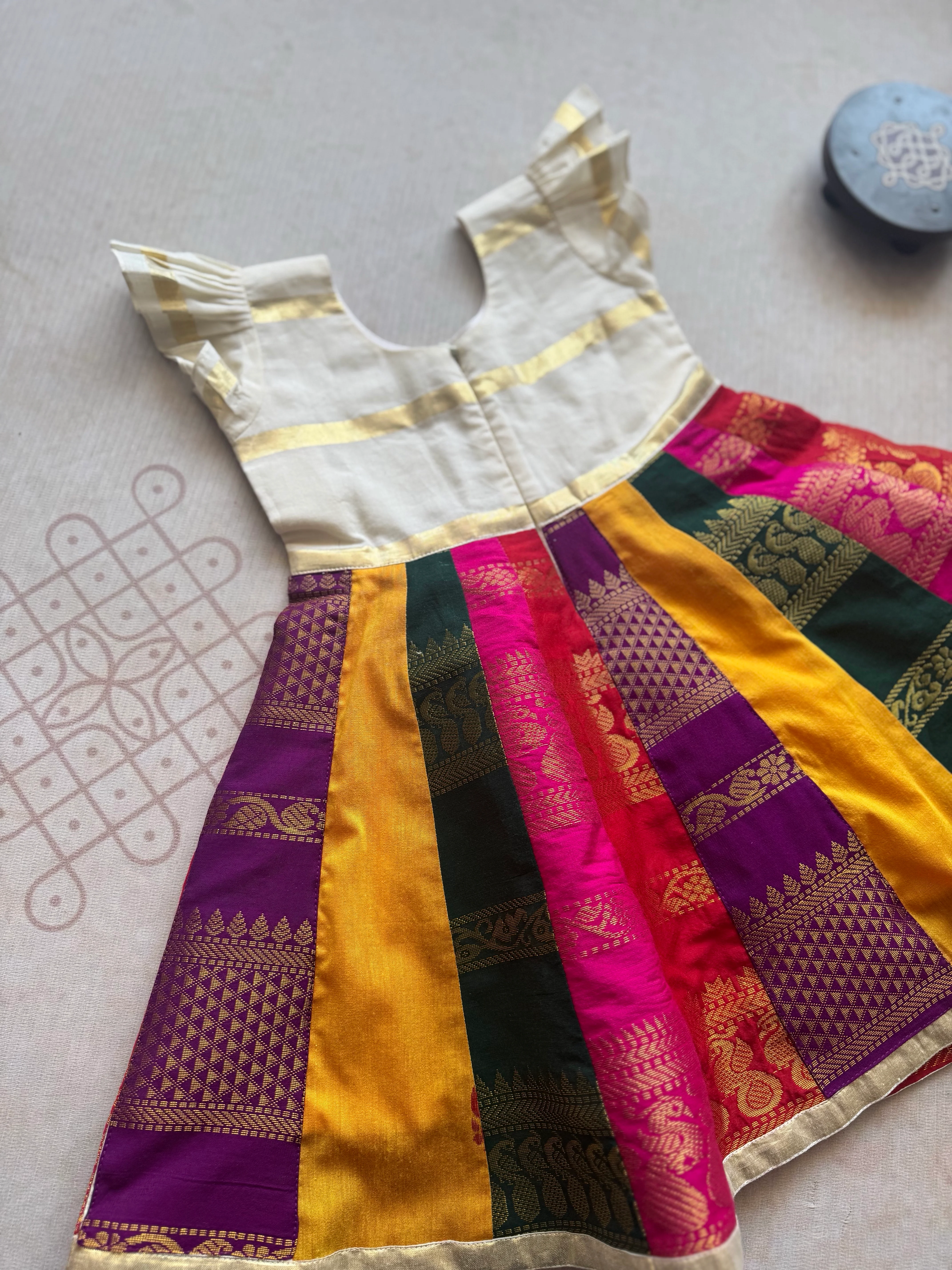 Nirvikalpa Kids Frock - Onam Edit - Image 3