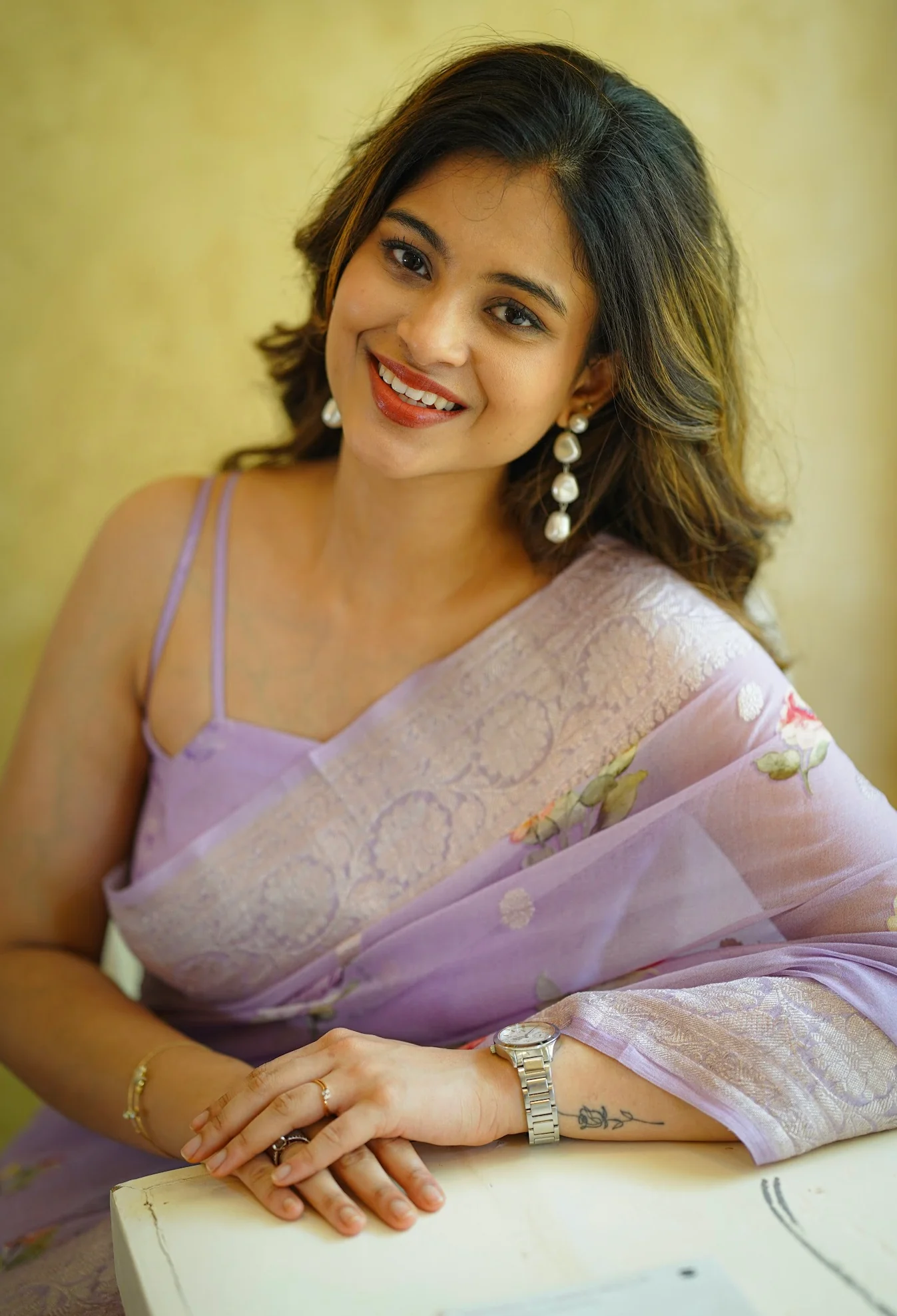 Pure Floral Khaddi Georgette - Image 4