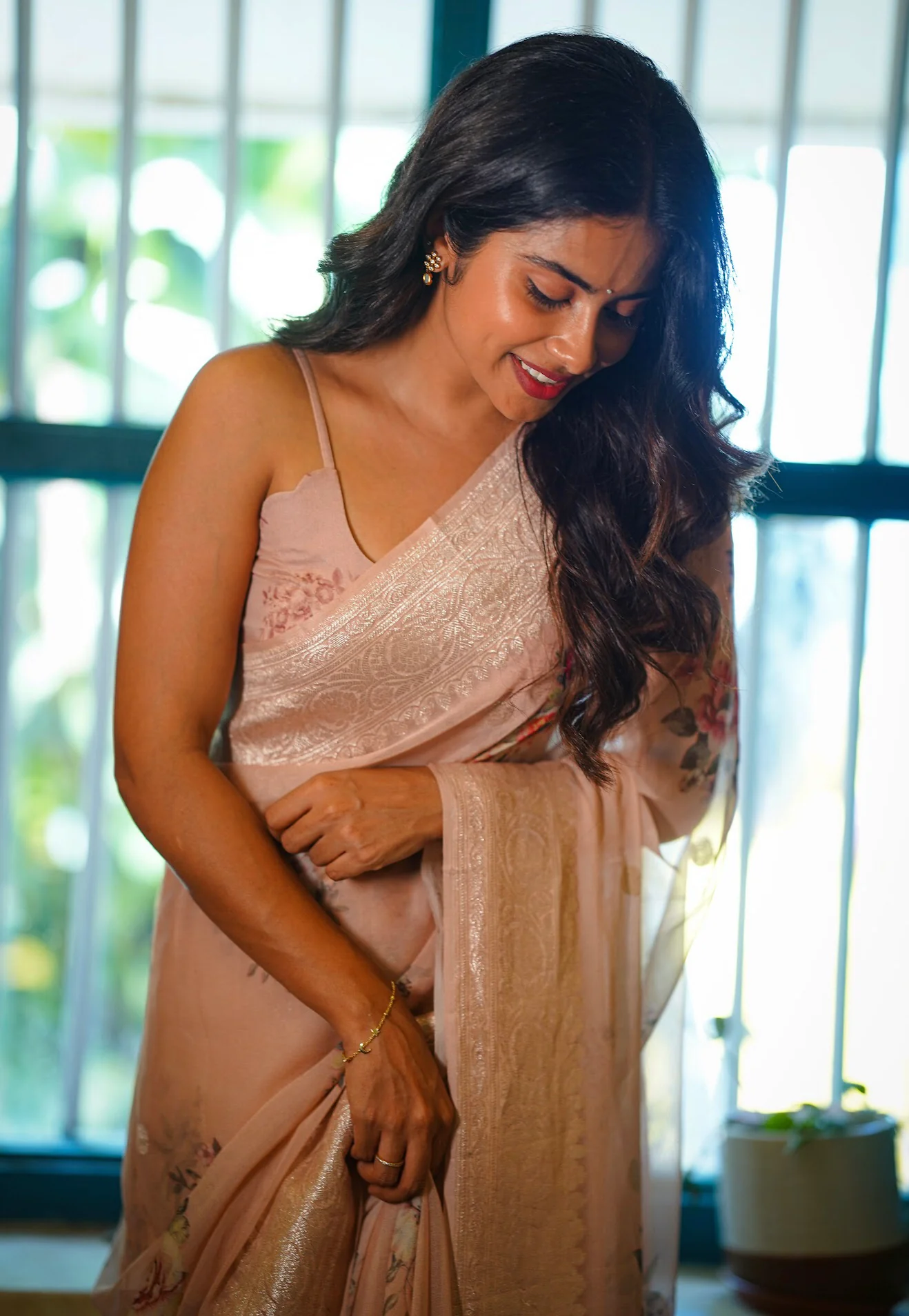 Pure Floral Khaddi Georgette - Image 5