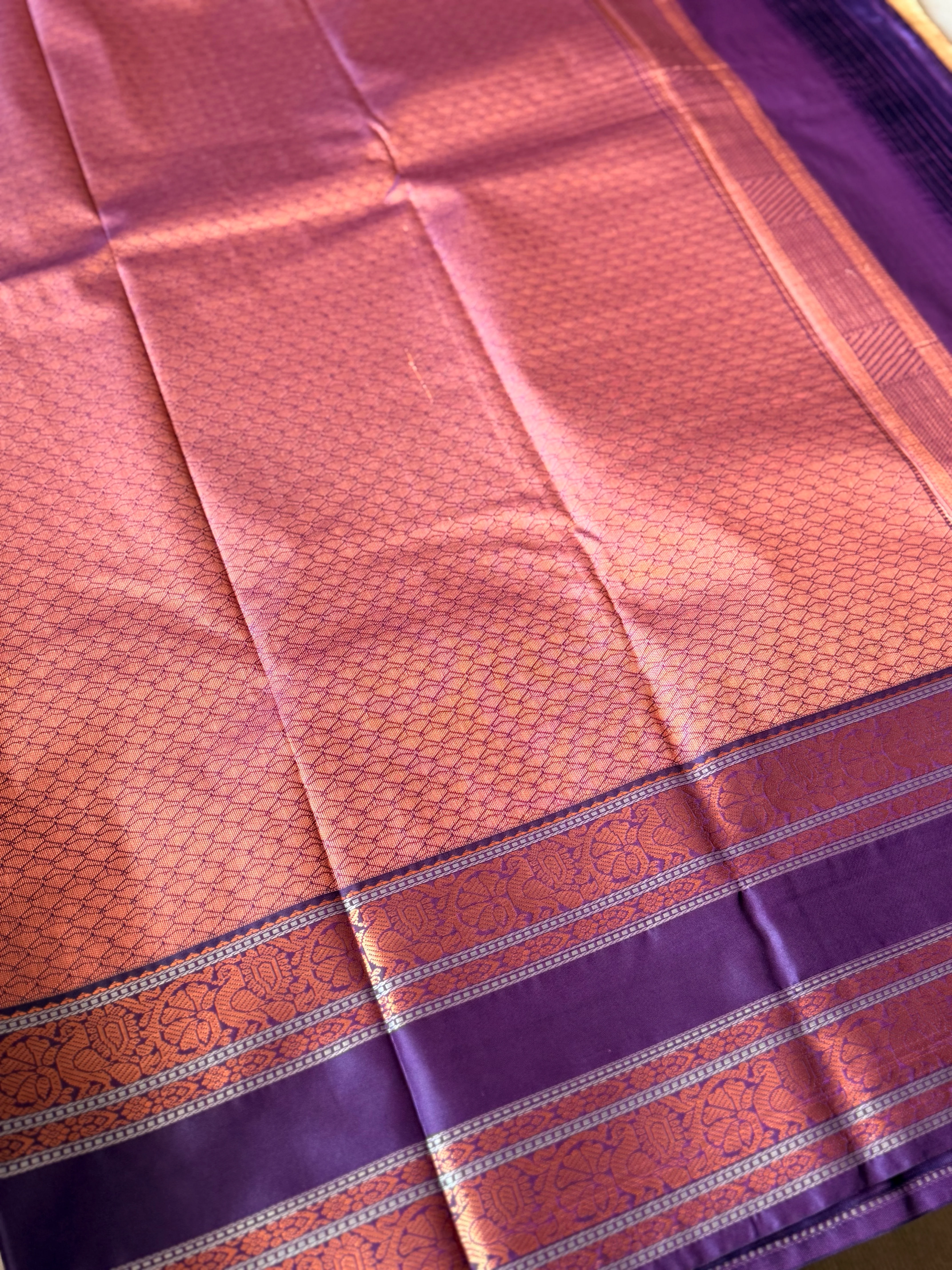 Semi Kanchi Silk Saree - Image 3